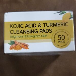 Kojic Acid & Turmeric Cleansing Pads - Brightening Yellow (50 Pads)